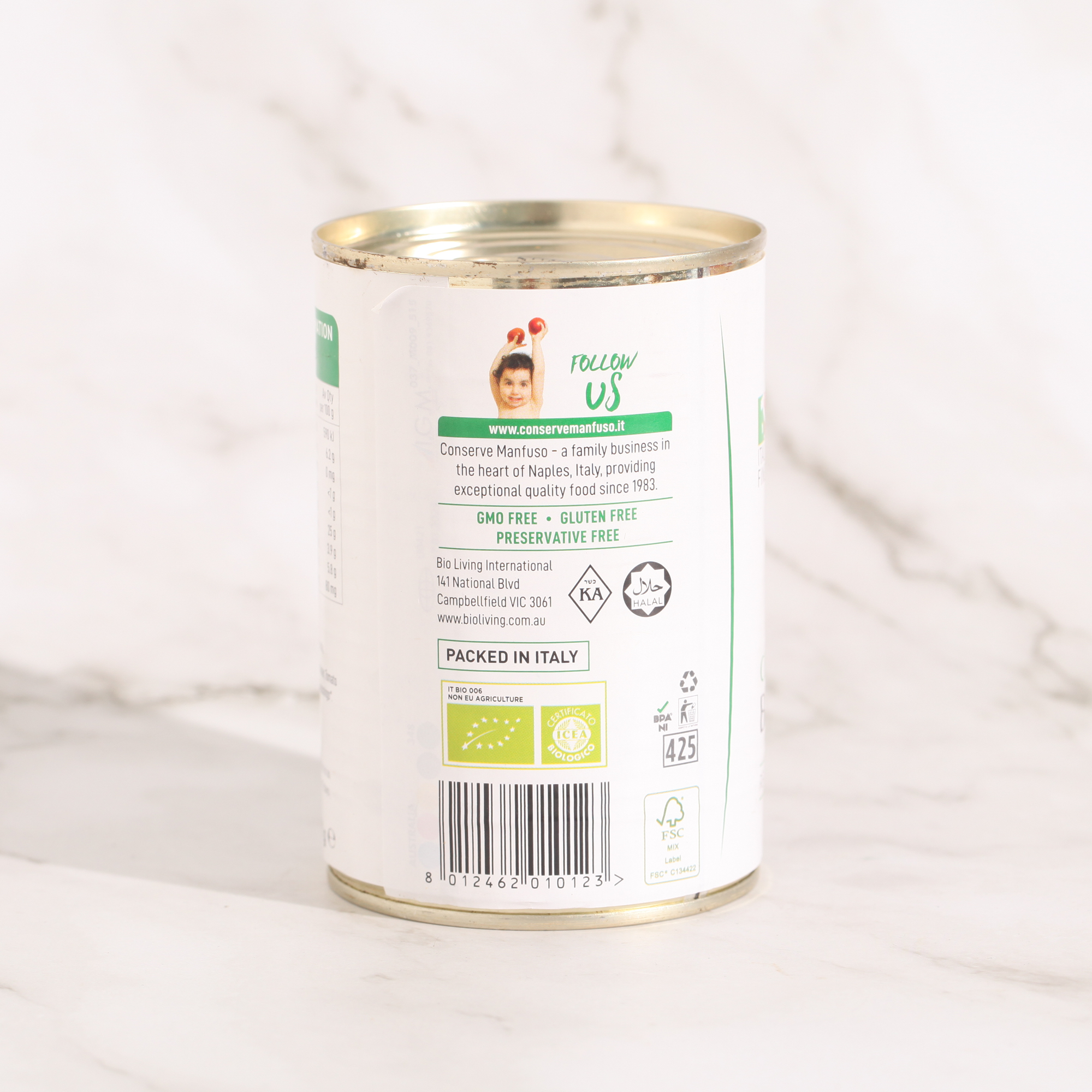 Organic Baked Beans in Tomato Sauce - Manfuso